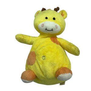 Prestige Baby Giraffe Yellow Orange Spot Brown Lovey Plush Stuffed Beanbag 9"